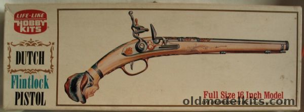 Life-Like 1/1 Dutch Flintlock Pistol, 00230-230 plastic model kit